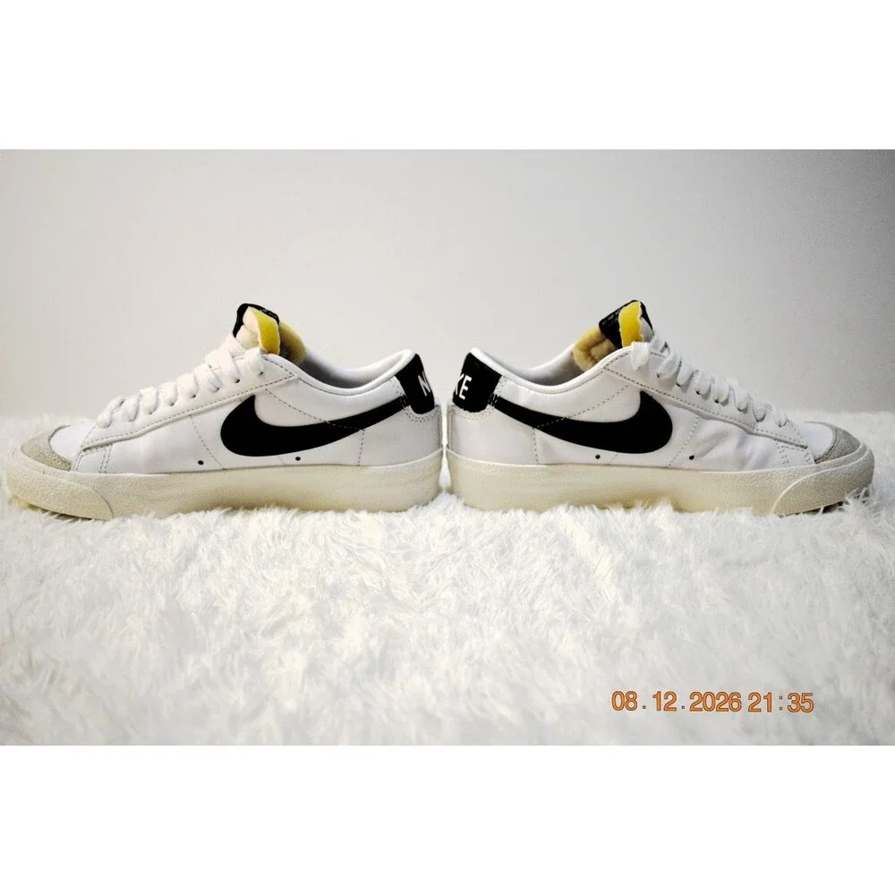 Nike Blazer Low ’77 Vintage – White Black Suede – Women’s Size 5.5